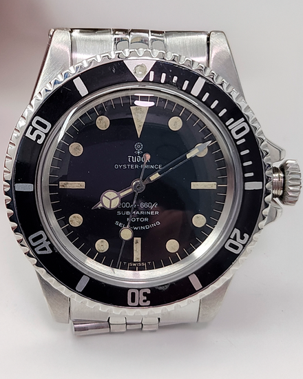 Tudor Submariner 40MM Black Dial Steel Bracelet (7928)
