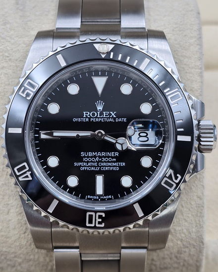 2017 Rolex Submariner Date 40MM Black Dial Oyster Bracelet (116610LN)