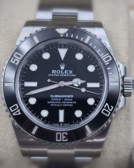 2022 Rolex Submariner No-Date 41MM Black Dial Oyster Bracelet (124060)
