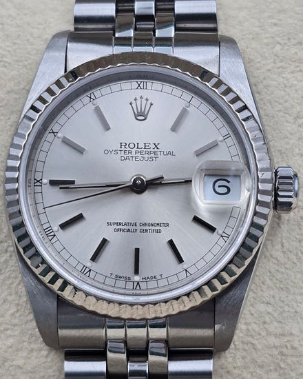 1987 (R Serials) Rolex Datejust 31MM Silver Dial Jubilee Bracelet (68274)