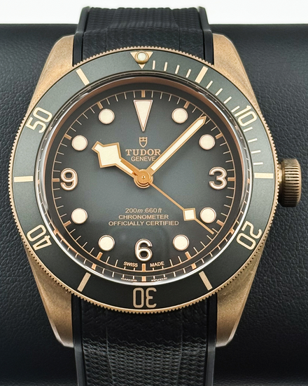 2025 Tudor Black Bay Bronze 43MM Grey Dial Rubber Strap (79250BA)