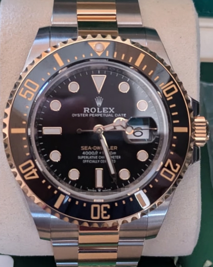 2025 Rolex Sea-Dweller 43MM Black Dial Two-Tone Oyster Bracelet (126603)