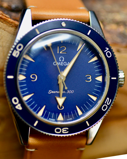 2025 Omega Seamaster 300 41MM Blue Dial Leather Strap (234.32.41.21.03.001)