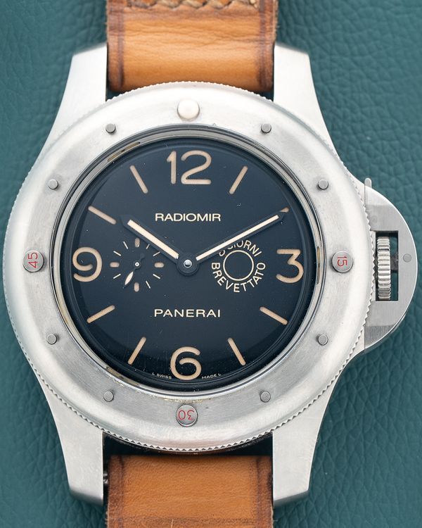 Panerai Radiomir L'Egiziano 60MM Black Dial Leather Strap (PAM00341)