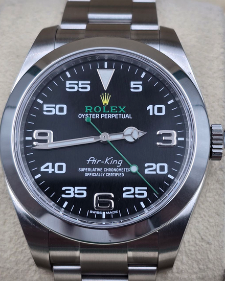 2022 Rolex Air-King 40MM Black Dial Oyster Bracelet (116900)