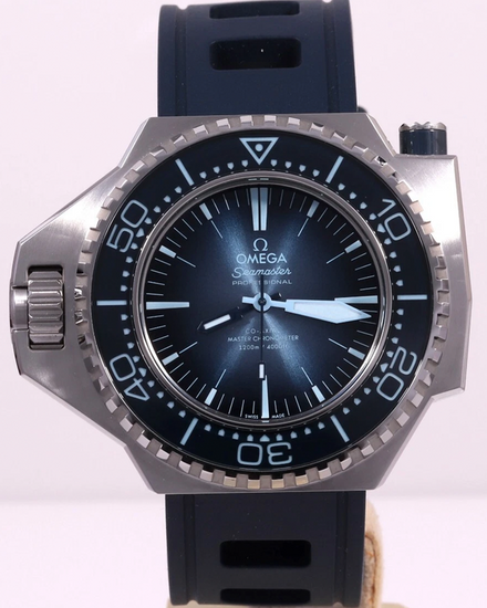 2025 Omega Seamaster Ploprof 1200M "Summer Blue" 55MM Blue Dial Rubber Strap (227.32.55.21.03.001)