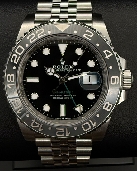 2025 Rolex GMT-Master II "Bruce Wayne" 40MM Black Dial Jubilee Bracelet (126710GRNR)