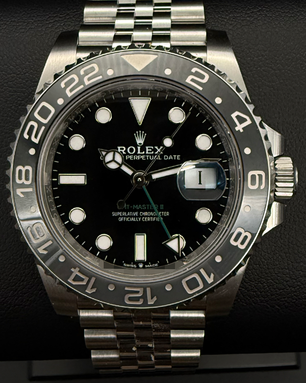 2025 Rolex GMT-Master II "Bruce Wayne" 40MM Black Dial Jubilee Bracelet (126710GRNR)