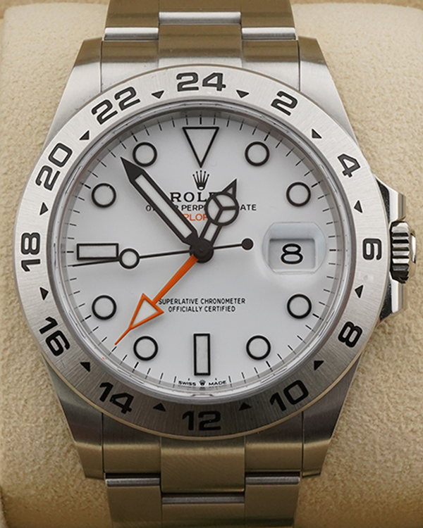 2025 Rolex Explorer II "Polar" 42MM White Dial Oyster Bracelet (226570)