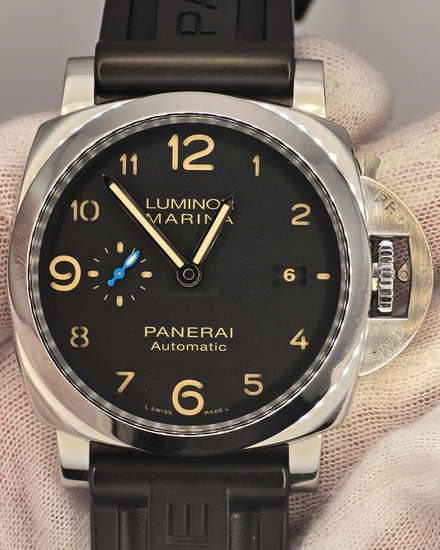 2021 Panerai Luminor Marina 1950 3 Days 44MM Black Dial Rubber Strap (PAM01359)