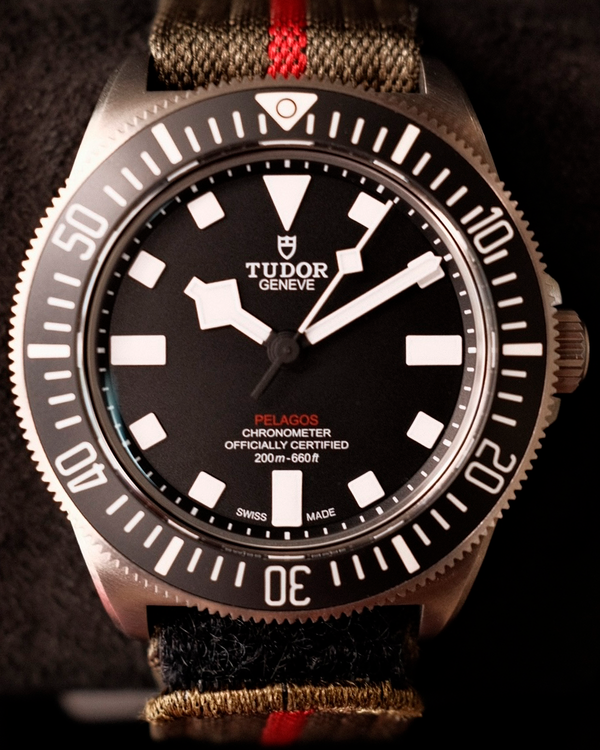 2025 Tudor Pelagos FXD 42MM Black Dial Textile Strap (25717N)