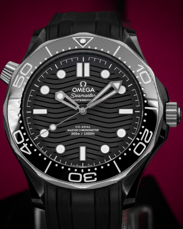 2023 Omega Seamaster Diver 300M 42MM Black Dial Rubber Strap (210.92.44.20.01.001)
