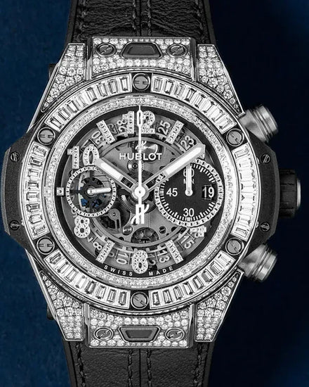 Hublot Big Bang Unico Jewellery 44MM Skeleton Dial Leather Strap (421.NX.1170.RX.0904)