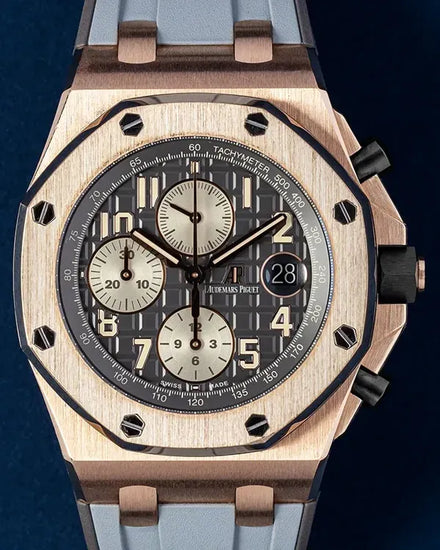 2021 Audemars Piguet Royal Oak Offshore "Half-brick" 42MM Grey Dial Rubber Strap (26470OR.OO.A125CR.01)