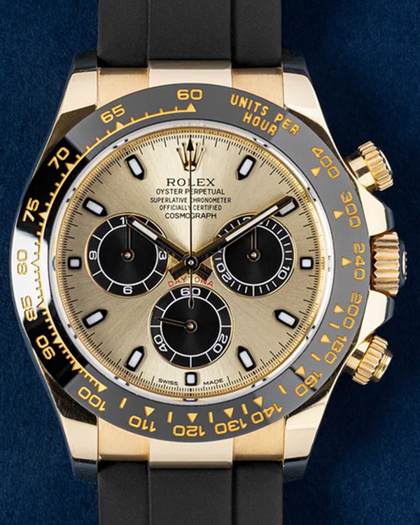 2017 Rolex Cosmograph Daytona 40MM Black Dial Oysterflex Strap (116518LN)