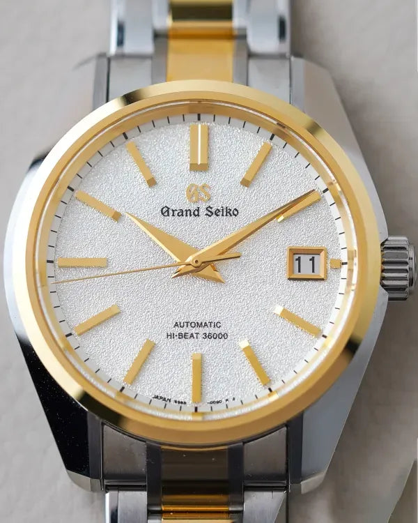 2025 Grand Seiko Heritage 40MM White Dial Two-Tone Bracelet (SBGH252)