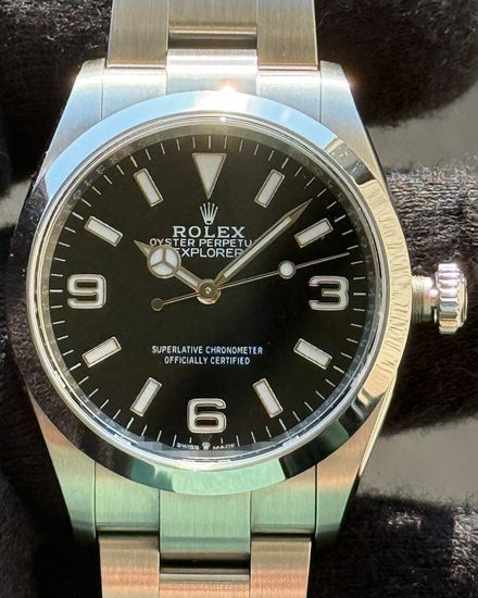 2025 Rolex Explorer 36MM Black Dial Oyster Bracelet (124270)