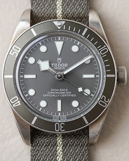 Tudor Black Bay 58 925 39MM Grey DIal Textile Strap (79010SG)