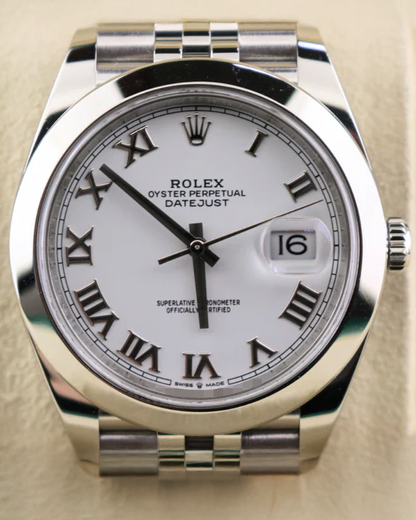 2019 Rolex Datejust 41MM White Dial Jubilee Bracelet (126300)