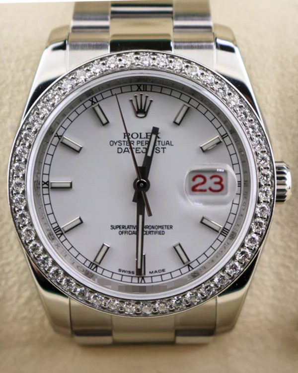 2009 (V Serial) Rolex Datejust 36MM Silver Dial Oyster Bracelet (116200)