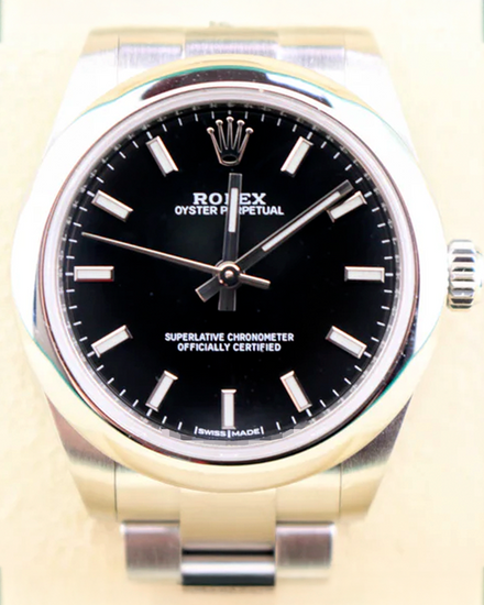2019 Rolex Oyster Perpetual 31MM Black Dial Oyster Bracelet (177200)