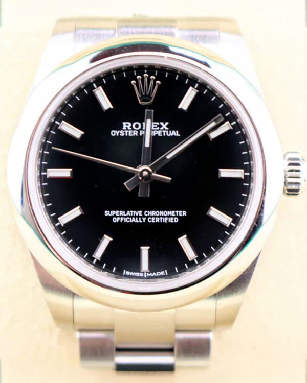 2019 Rolex Oyster Perpetual 31MM Black Dial Oyster Bracelet (177200)