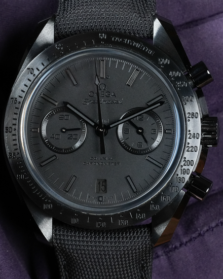 2024 Omega Speedmaster Dark Side of the Moon "Black Black" 44.25MM Black Dial Textile Strap (311.92.44.51.01.005)