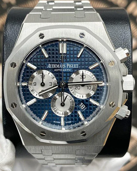 Audemars Piguet Royal Oak Chronograph 41MM Blue Dial Steel Bracelet (26331ST.OO.1220ST.01)