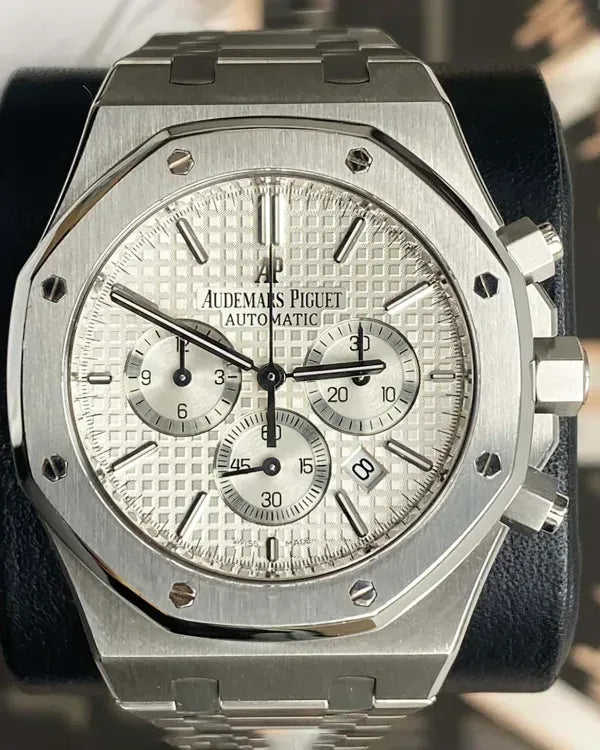 2014 Audemars Piguet Royal Oak Chronograph 41MM White Dial Steel Bracelet (26320ST.OO.1220ST.02)