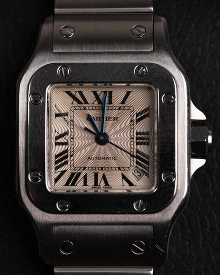 Cartier Santos Galbée 24MM Silver Dial Steel Bracelet (2423)