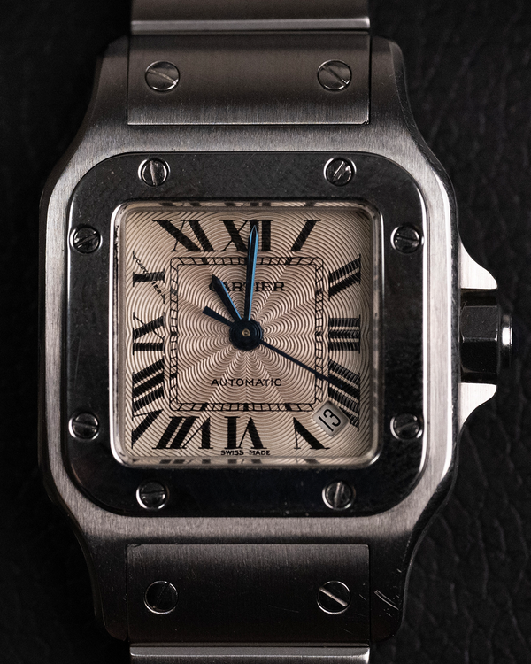 Cartier Santos Galbée 24MM Silver Dial Steel Bracelet (2423)