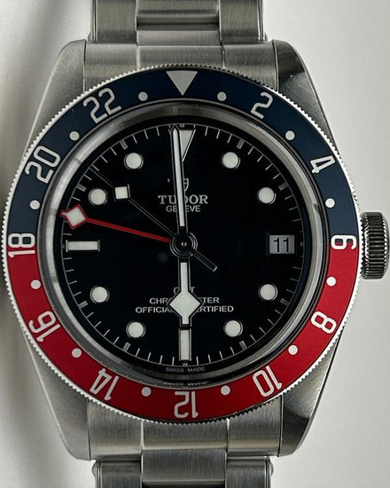 2021 Tudor Black Bay GMT "Pepsi" 41MM Black Dial Steel Bracelet (79830RB)