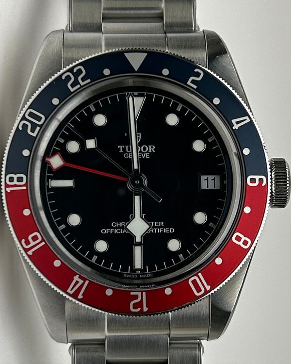 2021 Tudor Black Bay GMT "Pepsi" 41MM Black Dial Steel Bracelet (79830RB)