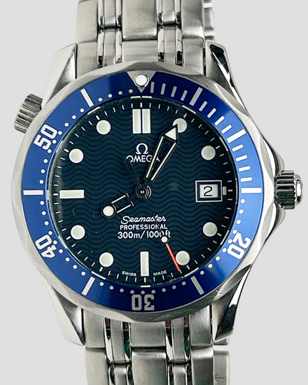 Omega Seamaster Diver 300M 41MM Quartz Blue Dial Steel Bracelet (2561.80.00)