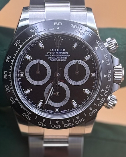 2020 Rolex Cosmograph Daytona 40MM Black Dial Oyster Bracelet (116500LN)