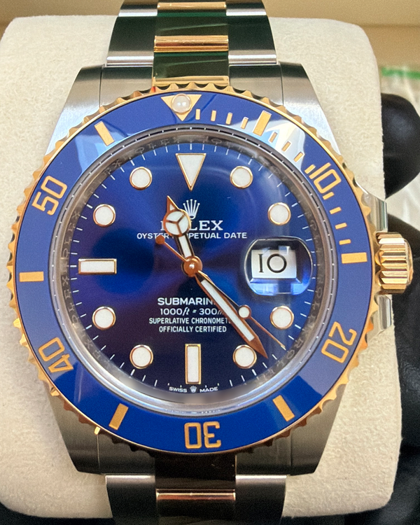 2025 Rolex Submariner Date "Bluesy" 41MM Blue Dial Two-Tone Oyster Bracelet (126613LB)