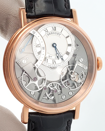 2019 Breguet Tradition Retrograde 40MM Skeleton Dial Leather Strap (7097BR/G1/9WU)