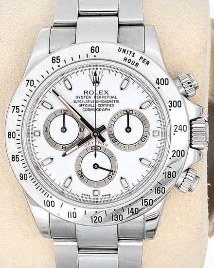 2011 Rolex Cosmograph Daytona 40MM White Dial Oyster Bracelet (116520)