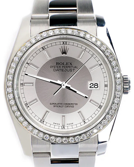 Rolex Datejust 36MM Silver Dial Oyster Bracelet (116200)
