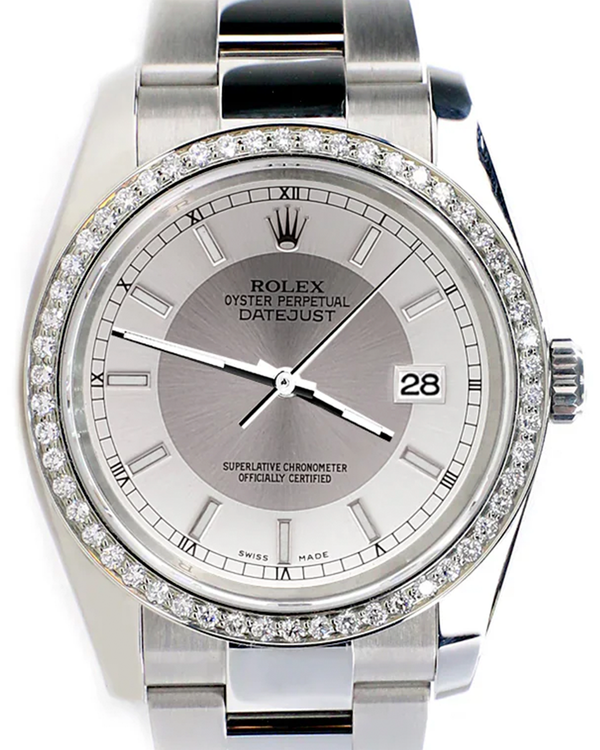 Rolex Datejust 36MM Silver Dial Oyster Bracelet (116200)
