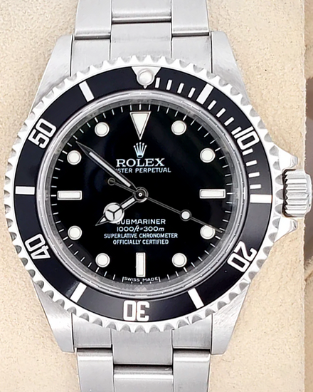 2009 Rolex Submariner No-Date 40MM Black Dial Oyster Bracelet (14060)