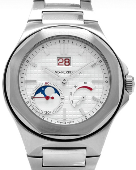 2020 Girard Perregaux Laureato Evo3 42.6MM White Dial Steel Bracelet (80185-11-131-11A)