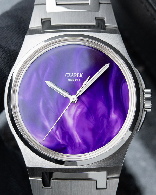 2025 Czapek & Cie Antarctique L.E. 40.5MM Purple Storm Dial Steel Bracelet (SXH5)