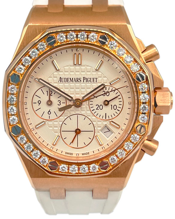 2017 Audemars Piguet Royal Oak Offshore 37MM SIlver Dial Rubber Strap (26231OR.ZZ.D010CA.01)