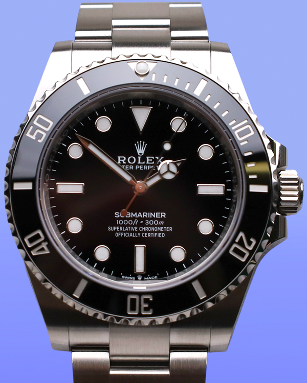2025 Rolex Submariner No-Date 41MM Black Dial Oyster Bracelet (124060)