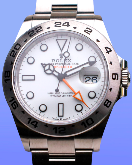 2025 Rolex Explorer II "Polar" 42MM White Dial Oyster Bracelet (226570)