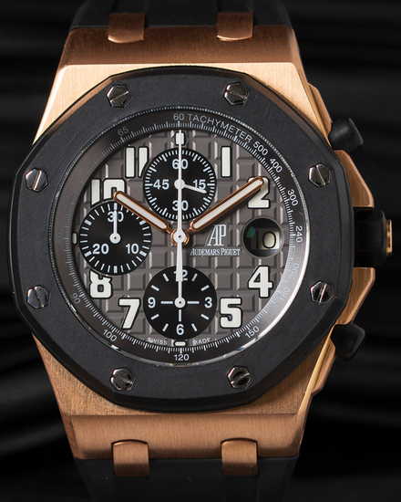 Audemars Piguet Royal Oak Offshore Chronograph 42MM Grey Dial Rubber Strap (25940OK)