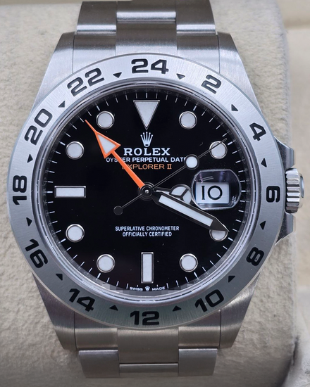 2023 Rolex Explorer II 42MM Black Dial Oyster Bracelet (226570)