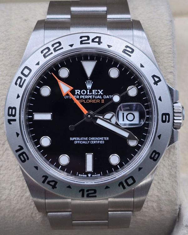 2023 Rolex Explorer II 42MM Black Dial Oyster Bracelet (226570)