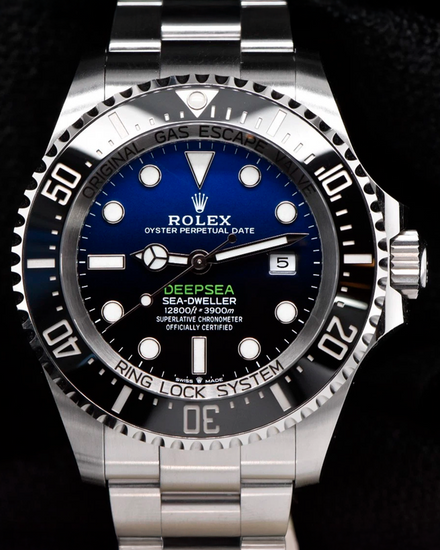 2022 Rolex Sea-Dweller  Deepsea "James Cameron" 44MM Blue Dial Oyster Bracelet (126660)